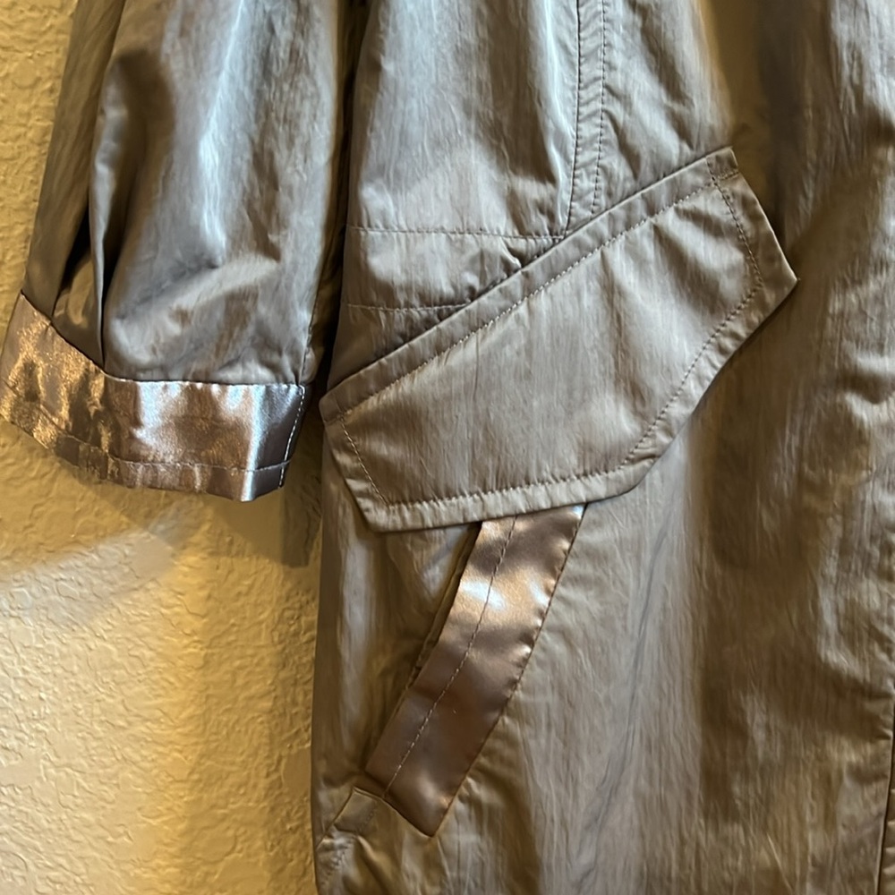 Zenergy Chico’s 1 Metallic Silver Jacket Excellent Condition - Picture 2 of 8